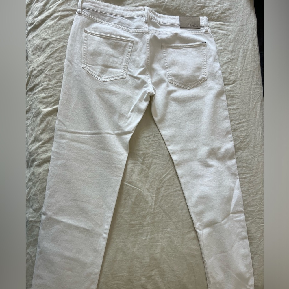 Lori Piana White Cotton Pant - Picture 4 of 4